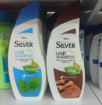 شامبو نيو سلفر زيتون اخضر 600 مل